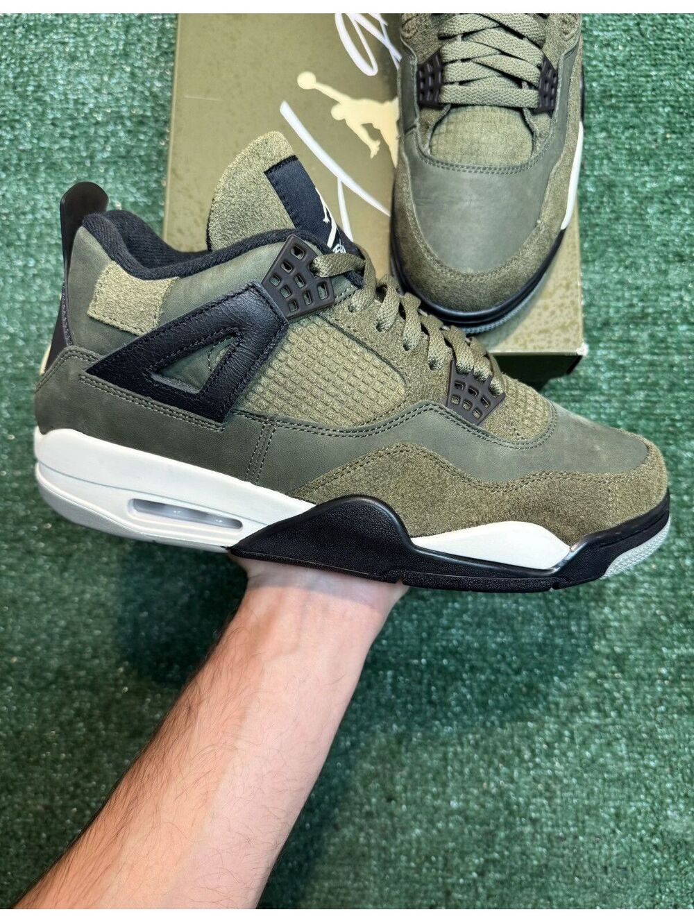 Jordan Retro 4 Craft Medium Olive Size 10.5